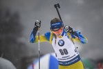 20.12.2019, xkvx, Biathlon IBU Weltcup Le Grand Bornand, Sprint Damen, v.l. Emma Nilsson (Sweden) in aktion / in action competes