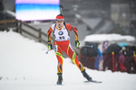 20.12.2019, xkvx, Biathlon IBU Weltcup Le Grand Bornand, Sprint Damen, v.l. Fanqi Meng (China) in aktion / in action competes