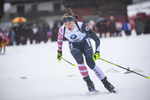 20.12.2019, xkvx, Biathlon IBU Weltcup Le Grand Bornand, Sprint Damen, v.l. Emily Dreissigacker (United States) in aktion / in action competes