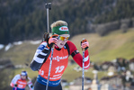 22.12.2019, xkvx, Biathlon IBU Weltcup Le Grand Bornand, Verfolgung Damen, v.l. Lisa Theresa Hauser (Austria) in aktion / in action competes