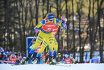 22.12.2019, xkvx, Biathlon IBU Weltcup Le Grand Bornand, Verfolgung Damen, v.l. Emma Nilsson (Sweden) in aktion / in action competes