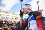 22.12.2019, xkvx, Biathlon IBU Weltcup Le Grand Bornand, Verfolgung Herren, v.l. Tarjei Boe (Norway) im Ziel / in the finish