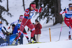 28.12.2019, xkvx, Langlauf Tour de Ski Lenzerheide, Massenstart Damen, v.l. Natalia Nepryaeva (Russia) in aktion / in action competes