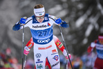 28.12.2019, xkvx, Langlauf Tour de Ski Lenzerheide, Massenstart Damen, v.l. Ebba Andersson (Sweden) in aktion / in action competes