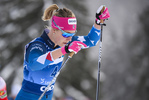 28.12.2019, xkvx, Langlauf Tour de Ski Lenzerheide, Massenstart Damen, v.l. Sadie Maubet Bjornsen (United States) in aktion / in action competes