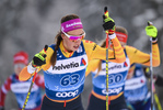 28.12.2019, xkvx, Langlauf Tour de Ski Lenzerheide, Massenstart Damen, v.l. Sofie Krehl (Germany) in aktion / in action competes
