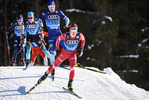 31.12.2019, xkvx, Langlauf Tour de Ski Toblach, Einzel Herren, v.l. Denis Spitsov (Russia) in aktion / in action competes