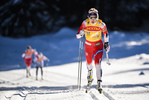 01.01.2020, xkvx, Langlauf Tour de Ski Toblach, Pursuit Damen, v.l. Therese Johaug (Norway) in aktion / in action competes