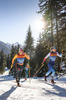 01.01.2020, xkvx, Langlauf Tour de Ski Toblach, Pursuit Damen, v.l. Antonia Fraebel (Germany) and Lydia Hiernickel (Switzerland) in aktion / in action competes