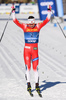 01.01.2020, xkvx, Langlauf Tour de Ski Toblach, Pursuit Damen, v.l. Ingvild Flugstad Oestberg (Norway) im Ziel / at the finish