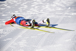 01.01.2020, xkvx, Langlauf Tour de Ski Toblach, Pursuit Damen, v.l. Heidi Weng (Norway) im Ziel / at the finish