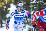 01.01.2020, xkvx, Langlauf Tour de Ski Toblach, Pursuit Herren, v.l. Calle Halfvarsson (Sweden)  / 