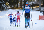 01.01.2020, xkvx, Langlauf Tour de Ski Toblach, Pursuit Herren, v.l. Jules Chappaz (France)  / 