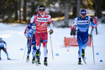 01.01.2020, xkvx, Langlauf Tour de Ski Toblach, Pursuit Herren, v.l. Johannes Hoesflot Klaebo (Norway)  / 