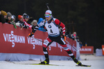 10.01.2019, xkvx, Biathlon IBU Weltcup Oberhof, Sprint Herren, v.l. Felix Leitner (Austria) in aktion / in action competes