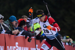 10.01.2019, xkvx, Biathlon IBU Weltcup Oberhof, Sprint Herren, v.l. Julian Eberhard (Austria) in aktion / in action competes