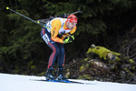 10.01.2019, xkvx, Biathlon IBU Weltcup Oberhof, Sprint Herren, v.l. Arnd Peiffer (Germany) in aktion / in action competes