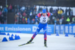 10.01.2019, xkvx, Biathlon IBU Weltcup Oberhof, Sprint Herren, v.l. Eduard Latypov (Russia) in aktion / in action competes