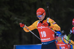 12.01.2019, xkvx, Biathlon IBU Weltcup Oberhof, Massenstart Herren, v.l. Philipp Horn (Germany) in aktion / in action competes