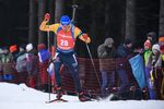 12.01.2019, xkvx, Biathlon IBU Weltcup Oberhof, Massenstart Herren, v.l. Simon Schempp (Germany) in aktion / in action competes