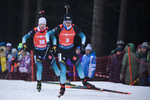 12.01.2019, xkvx, Biathlon IBU Weltcup Oberhof, Massenstart Herren, v.l. Emilien Jacquelin (France) in aktion / in action competes