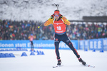 12.01.2019, xkvx, Biathlon IBU Weltcup Oberhof, Massenstart Herren, v.l. Benedikt Doll (Germany) in aktion / in action competes