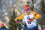 16.01.2019, xkvx, Biathlon IBU Weltcup Ruhpolding, Sprint Herren, v.l. Benedikt Doll (Germany)  / 