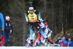 16.01.2019, xkvx, Biathlon IBU Weltcup Ruhpolding, Sprint Herren, v.l. Martin Fourcade (France)  / 