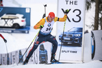 16.01.2019, xkvx, Biathlon IBU Weltcup Ruhpolding, Sprint Herren, v.l. Arnd Peiffer (Germany) in aktion / in action competes