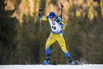 16.01.2019, xkvx, Biathlon IBU Weltcup Ruhpolding, Sprint Herren, v.l. Sebastian Samuelsson (Sweden) in aktion / in action competes