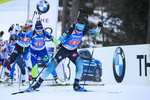 17.01.2019, xkvx, Biathlon IBU Weltcup Ruhpolding, Staffel Damen, v.l. Julia Simon (France) in aktion / in action competes