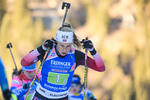 17.01.2019, xkvx, Biathlon IBU Weltcup Ruhpolding, Staffel Damen, v.l. Ingrid Landmark Tandrevold (Norway) in aktion / in action competes
