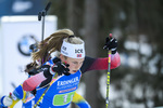 17.01.2019, xkvx, Biathlon IBU Weltcup Ruhpolding, Staffel Damen, v.l. Ingrid Landmark Tandrevold (Norway) in aktion / in action competes