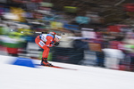 18.01.2019, xkvx, Biathlon IBU Weltcup Ruhpolding, Staffel Herren, v.l. Scott Gow (Canada) in aktion / in action competes