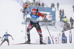 18.01.2019, xkvx, Biathlon IBU Weltcup Ruhpolding, Staffel Herren, v.l. Simon Eder (Austria) in aktion / in action competes