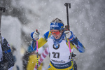 19.01.2019, xkvx, Biathlon IBU Weltcup Ruhpolding, Verfolgung Damen, v.l. Linn Persson (Sweden) in aktion / in action competes