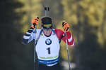 23.01.2019, xkvx, Biathlon IBU Weltcup Pokljuka, Einzel Herren, v.l. Julian Eberhard (Austria) in aktion / in action competes