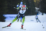23.01.2019, xkvx, Biathlon IBU Weltcup Pokljuka, Einzel Herren, v.l. Klemen Bauer (Slovenia) in aktion / in action competes