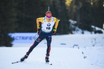 23.01.2019, xkvx, Biathlon IBU Weltcup Pokljuka, Einzel Herren, v.l. Benedikt Doll (Germany) in aktion / in action competes