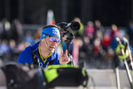 24.01.2019, xkvx, Biathlon IBU Weltcup Pokljuka, Einzel Damen, v.l. Coach Florian Steirer (Germany) schaut / looks on
