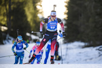 24.01.2019, xkvx, Biathlon IBU Weltcup Pokljuka, Einzel Damen, v.l. Synnoeve Solemdal (Norway) in aktion / in action competes