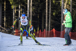 25.01.2020, xkvx, Biathlon DSV Deutschlandpokal Oberhof, Sprint - maennlich, v.l. Franz Schaser (Germany)  / 