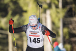 25.01.2020, xkvx, Biathlon DSV Deutschlandpokal Oberhof, Sprint - maennlich, v.l. Johan Werner (Germany)  / 