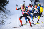 25.01.2020, xkvx, Biathlon DSV Deutschlandpokal Oberhof, Sprint - maennlich, v.l. Johannes Krey (Germany)  / 
