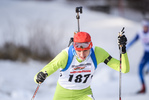 25.01.2020, xkvx, Biathlon DSV Deutschlandpokal Oberhof, Sprint - maennlich, v.l. Finn Heisig (Germany)  / 