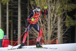 26.01.2020, xkvx, Biathlon DSV Deutschlandpokal Oberhof, Pursuit - maennlich, v.l. Daniel Reinhold (Germany)  / 