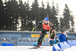 26.01.2020, xkvx, Biathlon DSV Deutschlandpokal Oberhof, Pursuit - maennlich, v.l. David Zobel (Germany)  / 