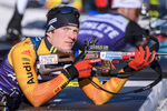 07.02.2020, xkvx, Biathlon IBU Cup Martell, Training Damen und Herren, v.l. Lucas Fratzscher (Germany)  / 