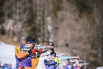 07.02.2020, xkvx, Biathlon IBU Cup Martell, Training Damen und Herren, v.l. Florian Hollandt (Germany)  / 