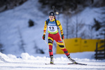 08.02.2020, xkvx, Biathlon IBU Cup Martell, Sprint Damen, v.l. Rieke De Maeyer (Belgium) in aktion / in action competes